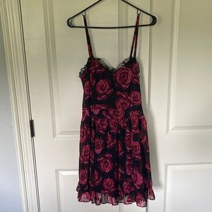 Rose floral sundress XL